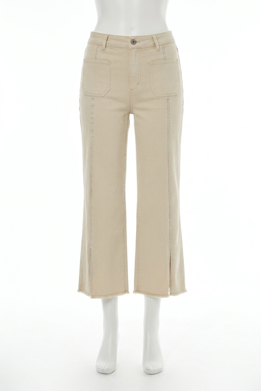 NEW JOSEPH RIBKOFF women's culotte jeans in moonstone